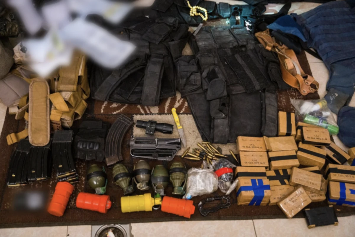 IDF soldiers uncover Hamas commando equipment, weapons and ammunition in Gaza City, July 20, 2024. (Photo: IDF)