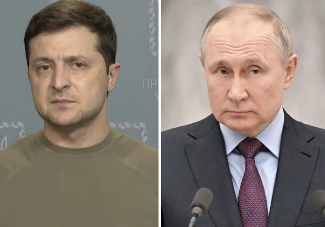 Ukrainian President Volodymyr Zelenskyy (Photo: Ukrainian Presidency), Russian President Vladimir Putin (Photo: EYEPRESS Images via Reuters)