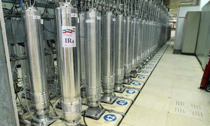 Centrifuge machines at the Natanz nuclear site. US intelligence sources say an explosion destroyed the power that supplies the advanced centrifuges. Photo: Atomic Energy Organization of Iran Handout/EPA)