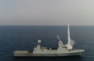 Israel successfully performs the first ‘C-Dome’ interception from a navy ship (Photo: Israeli Ministry of Defense)