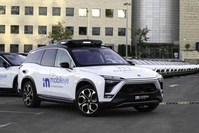 A Mobileye vehicle (Photo: Mobileye)