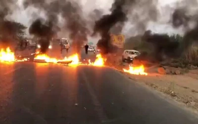Iranians protest over water shortages southwest Iran, on July 17, 2021. (Photo: screenshot)