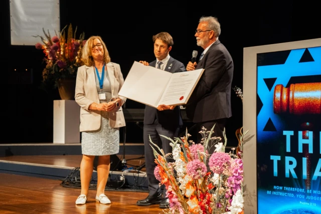 Presentation of the declaration in The Hague, July 4, 2024. (Photo: Chris van Beek.