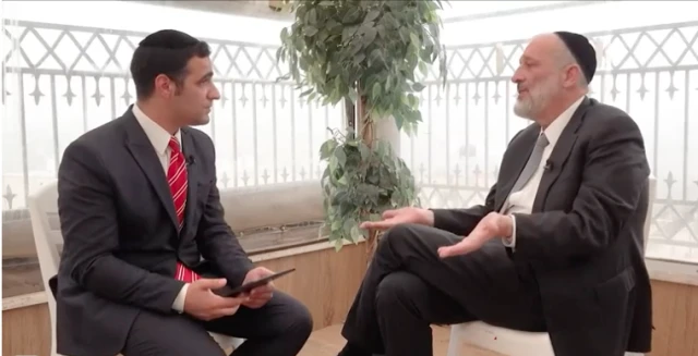 Screen grab from Kikar Shabbat video. 
Credit: Kikar Shabbat