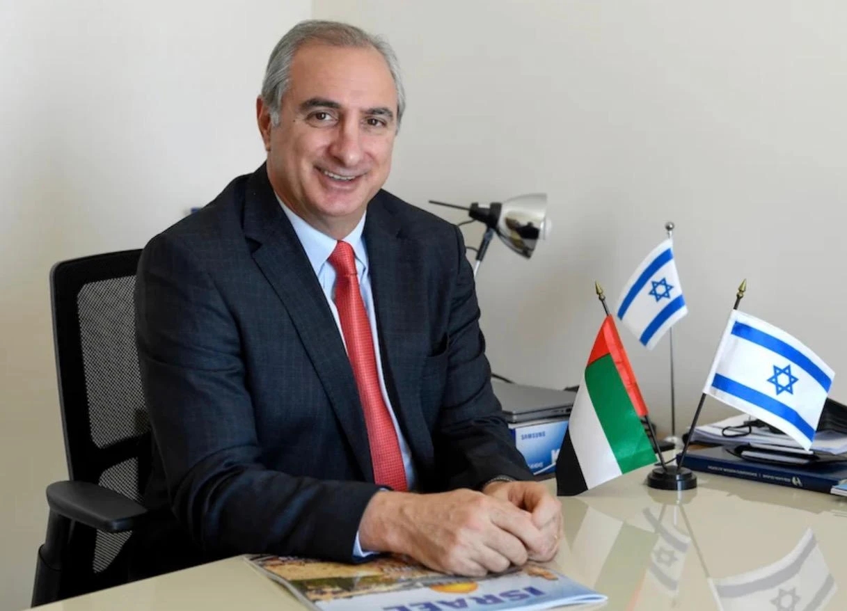 Eitan Na’eh in his office. Photo credit: Israeli Ministry of Foreign Affairs