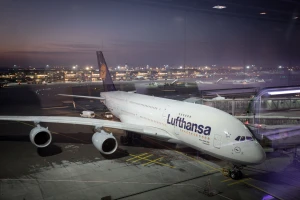 Lufthansa airplane at the Frankfurt Airport in Frankfurt, Germany, on December 21, 2016. Photo by Nati Shohat/FLASH90