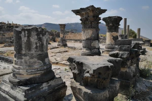 View of the archeological site named Sussita (or Hippos), August 1, 2022. Photo by Michael Giladi/Flash90