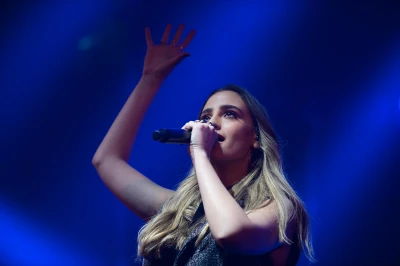 Israeli singer Valerie Hamaty at the 2022 ACUM Awards ceremony for Hebrew Song near Tel Aviv on September 7, 2022. Photo by Tomer Neuberg/Flash90