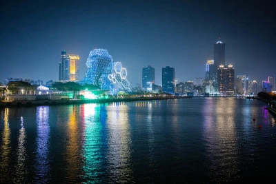 View from Kaohsiung City, Taiwan. March 29, 2023. Photo by Nati Shohat/FLASH90