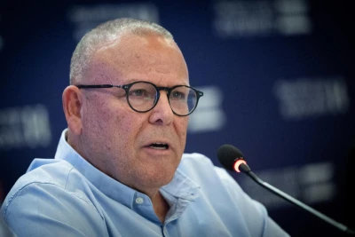 Histadrut Chairman Arnon Bar David attends the Eli Horowitz Conference for Economy and Society, organized by Israel Democracy Institute in Jerusalem on May 22, 2024. Photo by Yonatan Sindel/Flash90