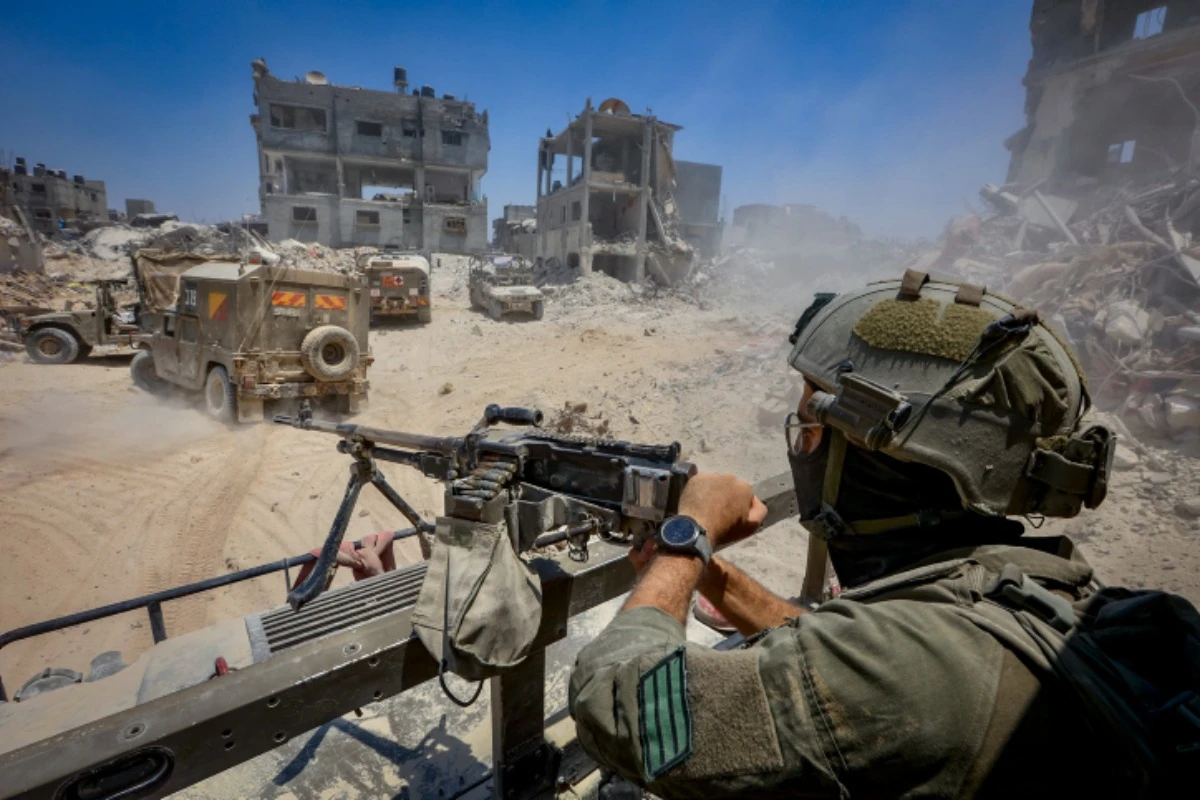 Israeli soldiers operating in Rafah, in the southern Gaza Strip, on July 22, 2024 (Photo: Oren Cohen/Flash90).