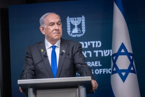 Prime Minister Benjamin Netanyahu speaks during a press conference in Jerusalem on September 2, 2024. Photo by Chaim Goldberg/Flash90