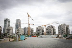 New residential buildings in the southern Israeli town of Ashdod. November 25, 2024. Photo by David Cohen FLASH90