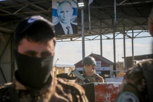 The Russian Hmeimim base and airport in the Jableh area in the Latakia countryside, where the base is considered the largest base for Russian forces in Syria, and Syrian forces are present around the base and at its gate, as the base witnesses the entry of Russian military convoys withdrawing from various Syrian regions, on December 31, 2024. Photo by Asaad Syria/ Flash90
