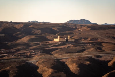 View of the Israeli border with Egypt, in southern Israel, on January 12, 2025. Photo by Yaniv Nadav/Flash90