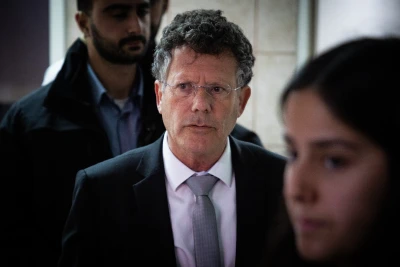 Newly elected supreme court president Isaac Amit seen after a meeting of the Committee for the Appointment of Judges in Jerusalem on January 26, 2025. Photo by Chaim Goldberg/Flash90