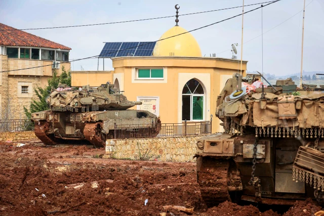 Israeli soldiers in Meiss El Jabal, southern Lebanon, February 10, 2025. Photo by Oren Cohen/Flash90