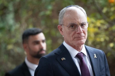 srael's Ambassador to the US Yechiel Leiter the President residence in Jerusalem, February 16, 2025. Photo by Yonatan Sindel/Flash90