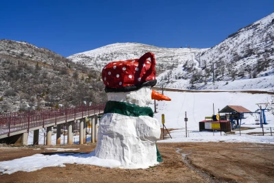 View of Mount Hermon covered with snow, in northern Israel, February 26, 2025. Photo by Ayal Margolin/Flash90