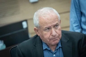 Agriculture Minister Avi Dichter attends Economic Committee meeting at the Knesset, the Israeli Parliament in Jerusalem, on March 26, 2025. Photo by Yonatan Sindel/Flash90