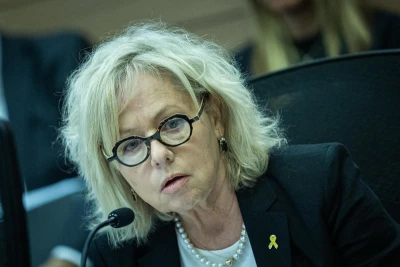 Israeli attorney general Gali Baharav Miara attends a Constitution, Law and Justice Committee leads a committee meeting in the Israeli Parliament in Jerusalem, on April 27, 2025. Photo by Yonatan Sindel/Flash90