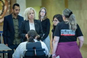 Israeli attorney general Gali Baharav Miara attends a Constitution, Law and Justice Committee leads a committee meeting in the Israeli Parliament in Jerusalem, on April 27, 2025. Photo by Yonatan Sindel/Flash90