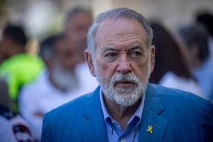 Mike Huckabee, U.S. Ambassador to Israel​​ at the Tower of David, in the Old City of Jerusalem, June 1, 2025. Photo by Chaim Goldberg/Flash90