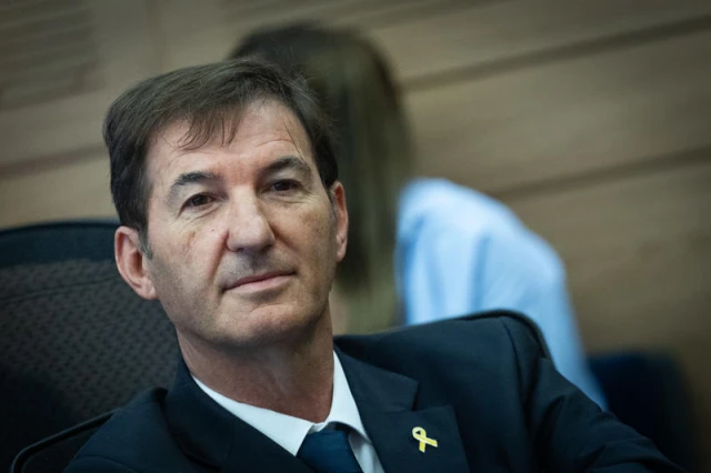 MK Boaz Bismuth attends a House committee meeting at the Knesset, the Israeli Parliament in Jerusalem on, August 4, 2025. Photo by Yonatan Sindel/Flash90