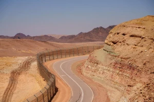 View of the Israeli-Egyptian border. September 9, 2025. Photo by Yaniv Nadav/FLASH90