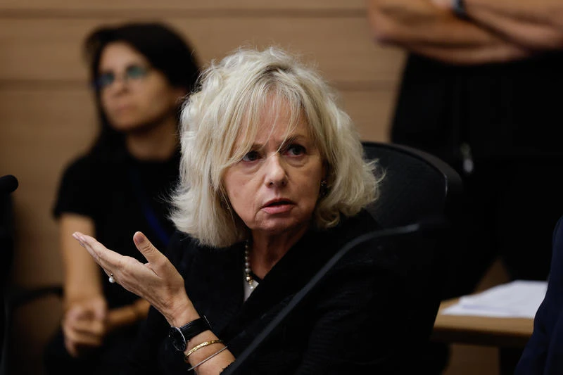 Attorney general Gali Baharav-Miara at a Constitution, Law and Justice Committee meeting at the Knesset, in the Israeli parliament on September 30, 2025. Photo by Oren Ben Hakoon/Flash90