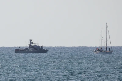 A boat attempting to break the maritime blockade on Hamas-ruled Gaza. (Photo: Jamal Awad/Flash90)
