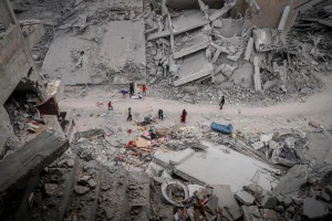 The Saftawi area in northern Gaza, October 23, 2025. Photo by Khalil Kahlout/ Flash90