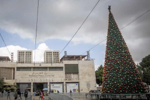 Bethlehem has begun to see a return of international tourism after a two-year void due to the war in Gaza, reviving hopes for the recovery of the tourism sector and restoring the Christmas spirit that the city has been missing. December 01, 2025. Photo by Wisam Hashlamoun/FLASH90