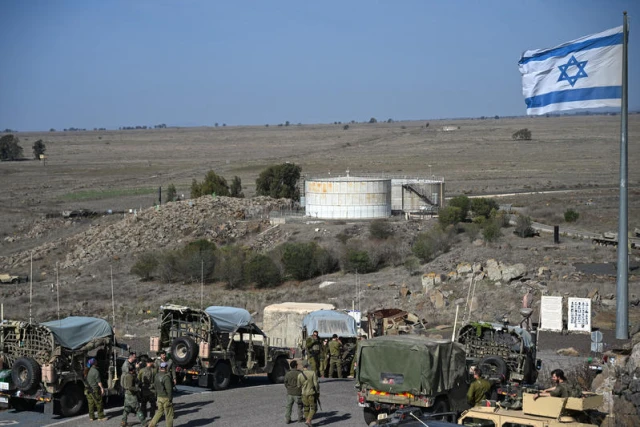 IDF reserve soldiers take part in a surprise military drill in northern Israel along the border with Lebanon and Syria, a day after Hezbollah's chief of staff, Haytham Ali Tabatabai's assassination, Golan Heights, November 24, 2025. Photo by Michael Giladi/Flash90