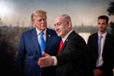Israeli Prime Minister Benjamin Netanyahu and U.S. President Donald Trump in the White House garden, Washington, D.C., July 7, 2025. (Photo: White House/X)