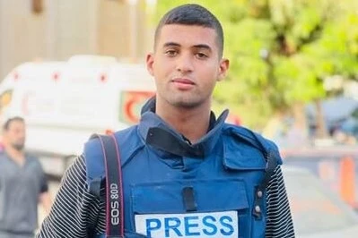 The Palestinian reporter Hossam Shabat. Photo: Wikimedia Commons.