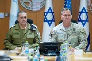 IDF Chief of Staff Lt. Gen. Eyal Zamir and U.S. Central Command head Gen. Michael Kurilla in Israel on July 2, 2025. Credit: IDF.