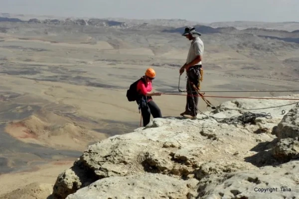 Abseiling in Mitzpeh