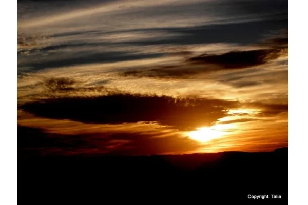A sunset from Camel Mountain