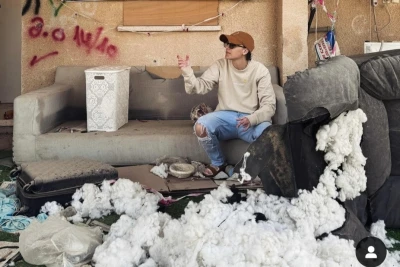 Emily returns home—485 days after she was kidnapped. Kfar Aza, Israel, 02.02.2025. Photo: from Emily's Instagram