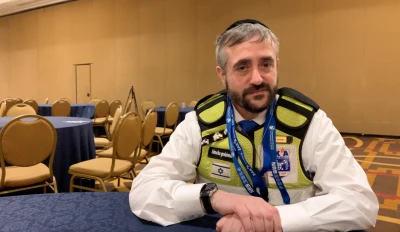 Simcha Grieniman at NRB 2024 
Photo: All Israel News