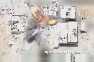 The IAF struck and killed Hamas terrorist Ahmed Yasser Alkara in Khan Younis, an anti-tank operative who participated in the October 7 attacks (Photo: Screenshot from IDF video).