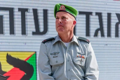 Israeli Brig. Gen. Avi Rosenfeld, the commander of the Gaza Division, On August 2022 (Photo: Israel Defense Forces).