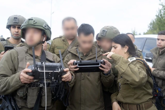 IDF soldiers searching a Palestinian terrorist in the Samaria area on March 22, 2024. (Photo: IDF)
