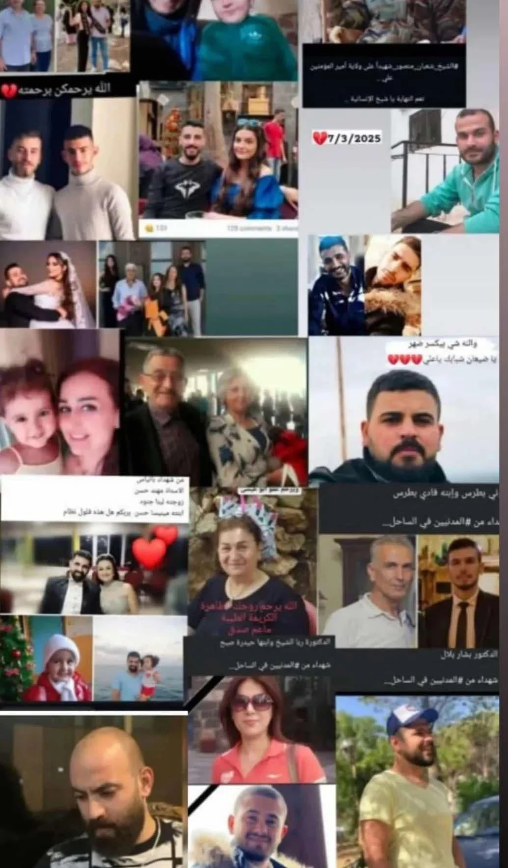 Christians that were killed recently in Syria (Photo used under section 27A of the copyright law)