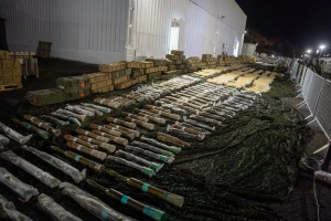 Hezbollah weapons confiscated by the IDF (Photo: IDF)