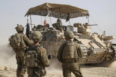 Troops of the Givati Brigade, under the command of the 162nd Division, are operating in the Beit Hanoun area in the northern Gaza Strip, July 31 2025. photo: IDF
