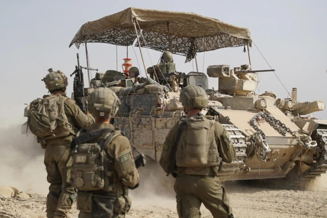 Troops of the Givati Brigade, under the command of the 162nd Division, are operating in the Beit Hanoun area in the northern Gaza Strip, July 31 2025. photo: IDF