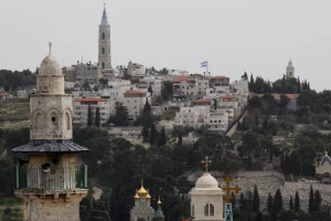 View of mosques and churchs in Jerusalem's Old City. March 12, 2012. Photo by Nati Shohat/Flash90.