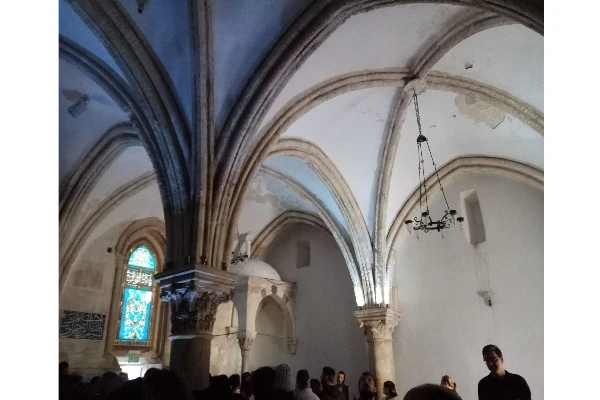 Inside the Upper Room. Picture from March 27, 2019 (Photo: Aaron Goel-Angot).